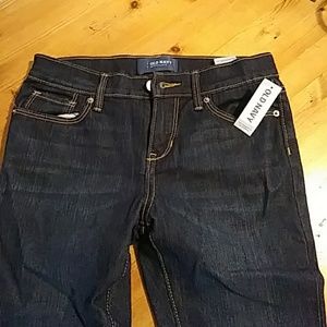 Girls skinny dark washed jeans